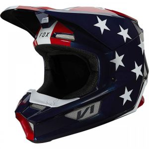 Fox V1 Ultra White / Red / Blue